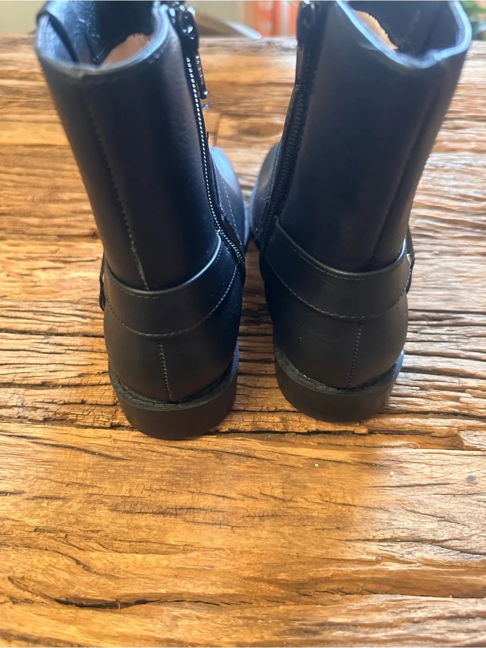 Nordstrom Kids Black Harness Boots - size 1